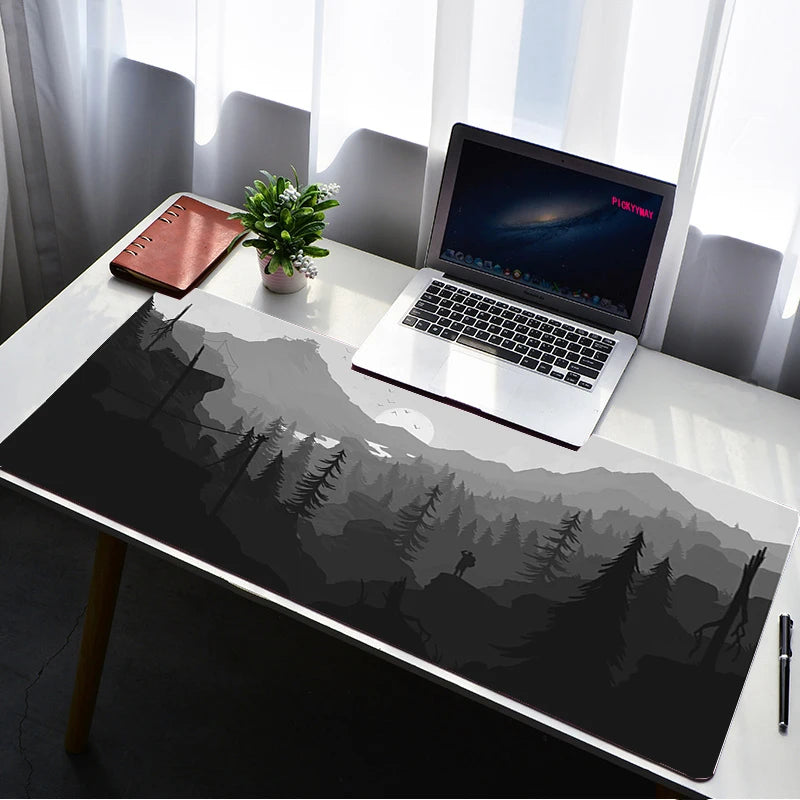 Deep Forest Firewatch XXL Extended Gaming Desk Mat Mouse Pad