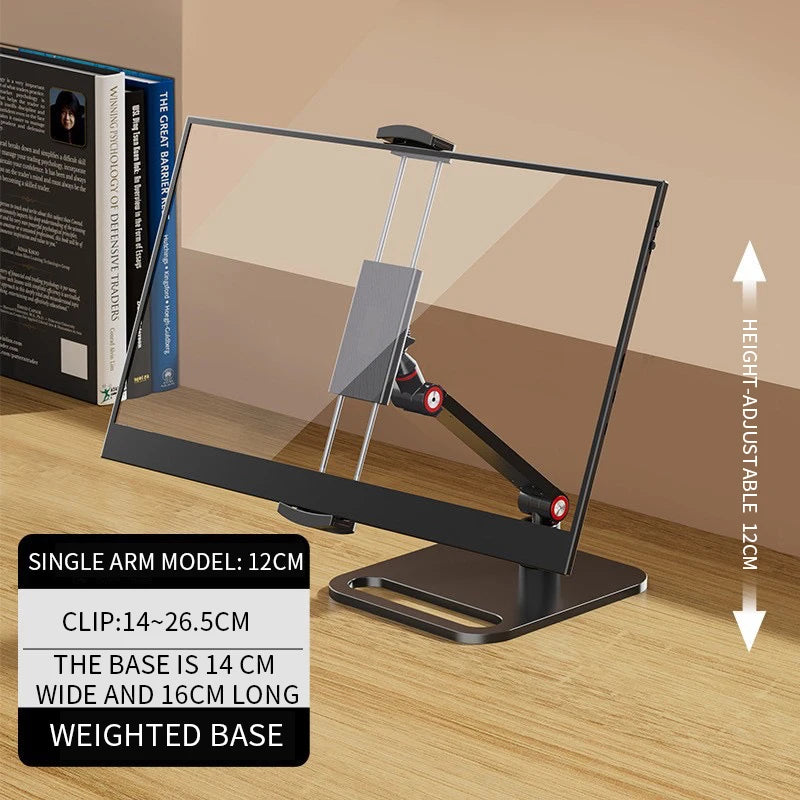 360° Swivel Portable Monitor & Tablet Desk Clamp Mount Stand