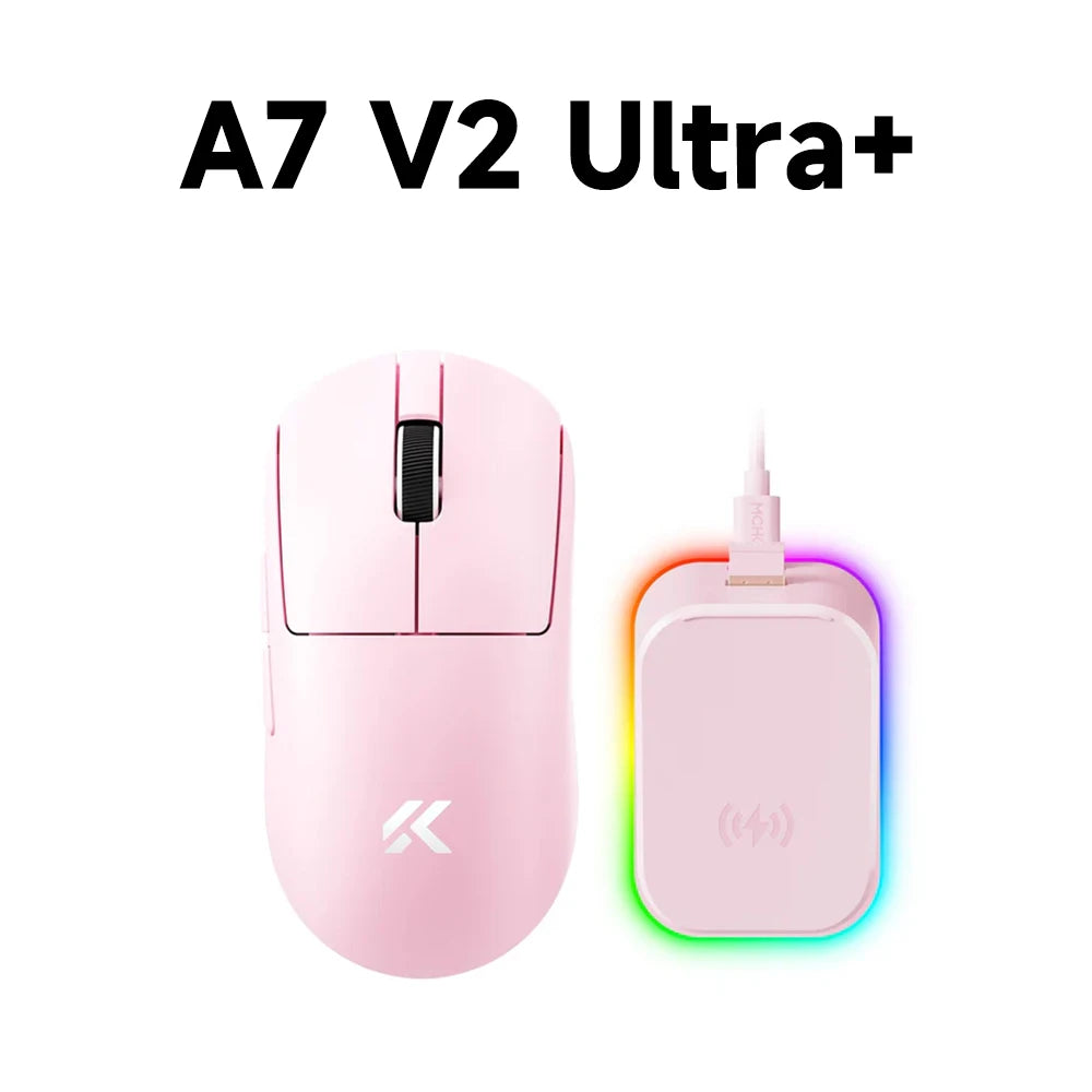 MCHOSE A7 V2 Wireless Gaming Mouse - 8000Hz PAW3950 Sensor