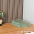 Wrought Iron Multi-Layer Stacked File Tray Desktop Storage Rack