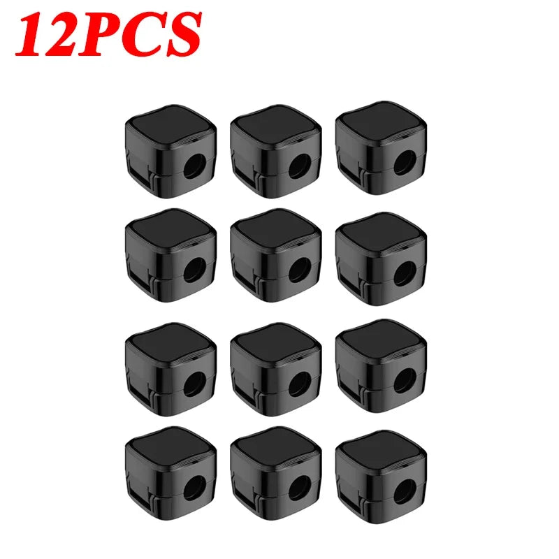 Magnetic Under-Desk Cable Clips & Cord Organizer Keepers