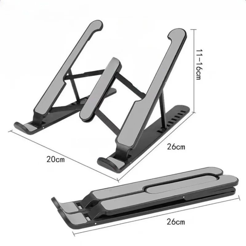 Foldable Portable Laptop Stand - 6 Adjustable Height Levels