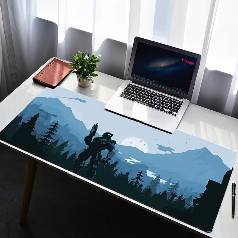 Deep Forest Firewatch XXL Extended Gaming Desk Mat Mouse Pad