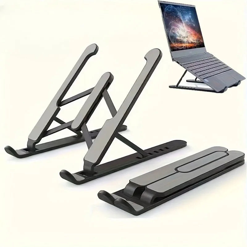 Foldable Portable Laptop Stand - 6 Adjustable Height Levels