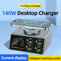 140W 8-Port GaN Fast Charging Station - USB-C & USB-A Desktop Charger