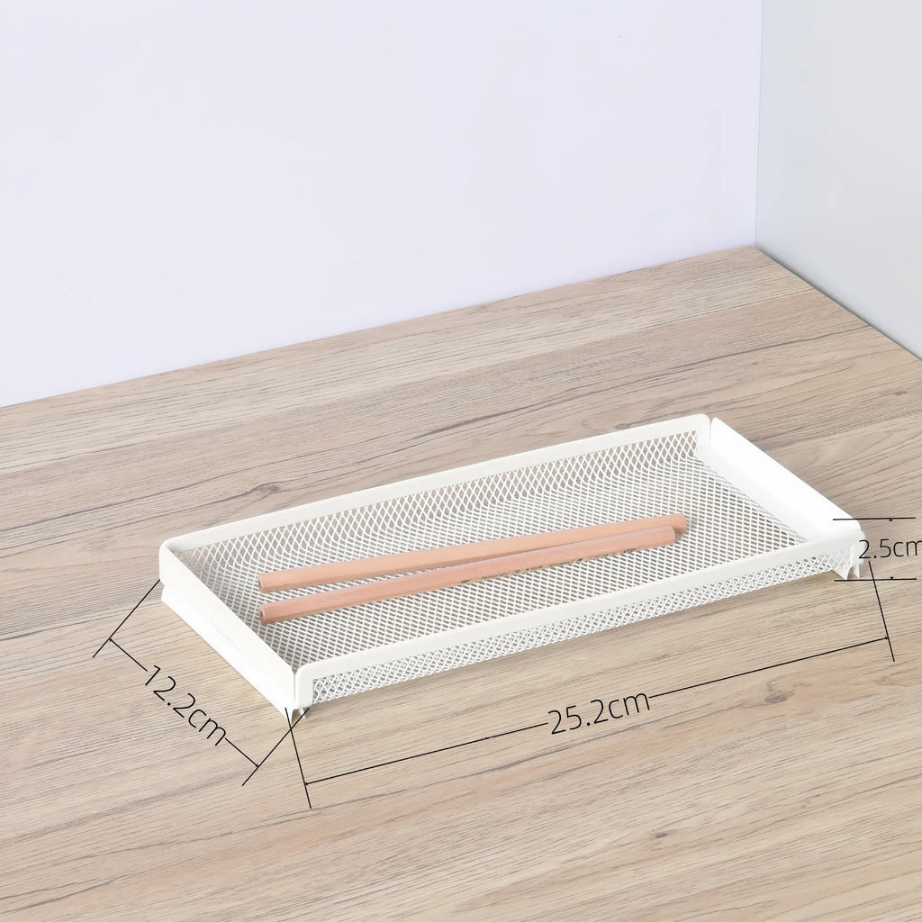Wrought Iron Multi-Layer Stacked File Tray Desktop Storage Rack