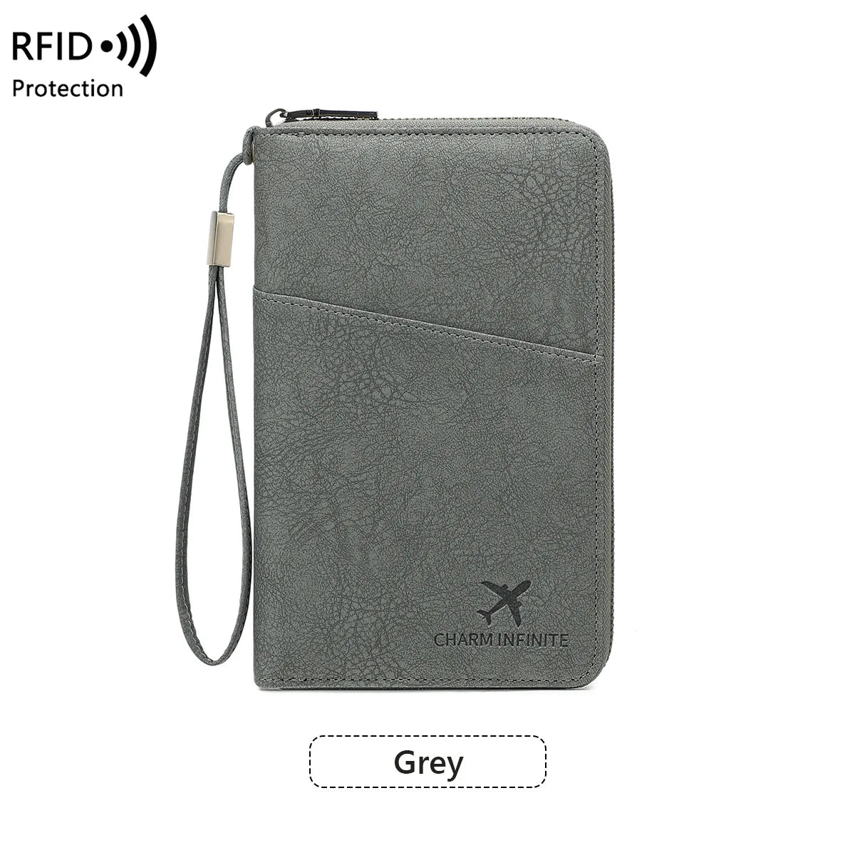 Multi-Functional RFID Blocking Passport & Travel Document Organizer Wallet