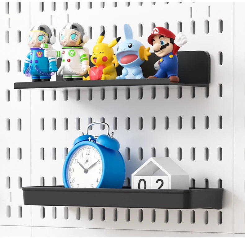 Modular Gaming Room Wall Pegboard Organizer for Controllers & Keyboards