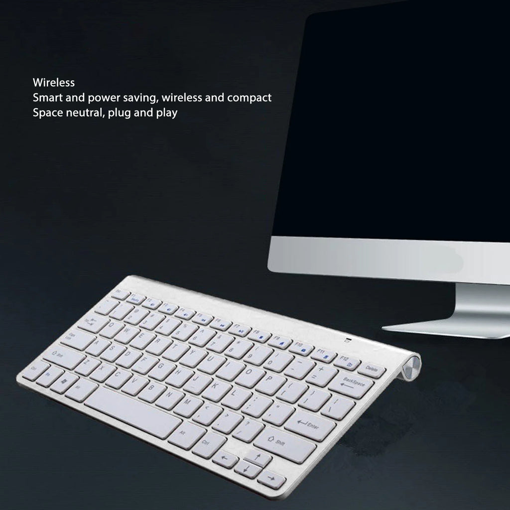 Slim Wireless Silent Keyboard and Mouse Combo Set