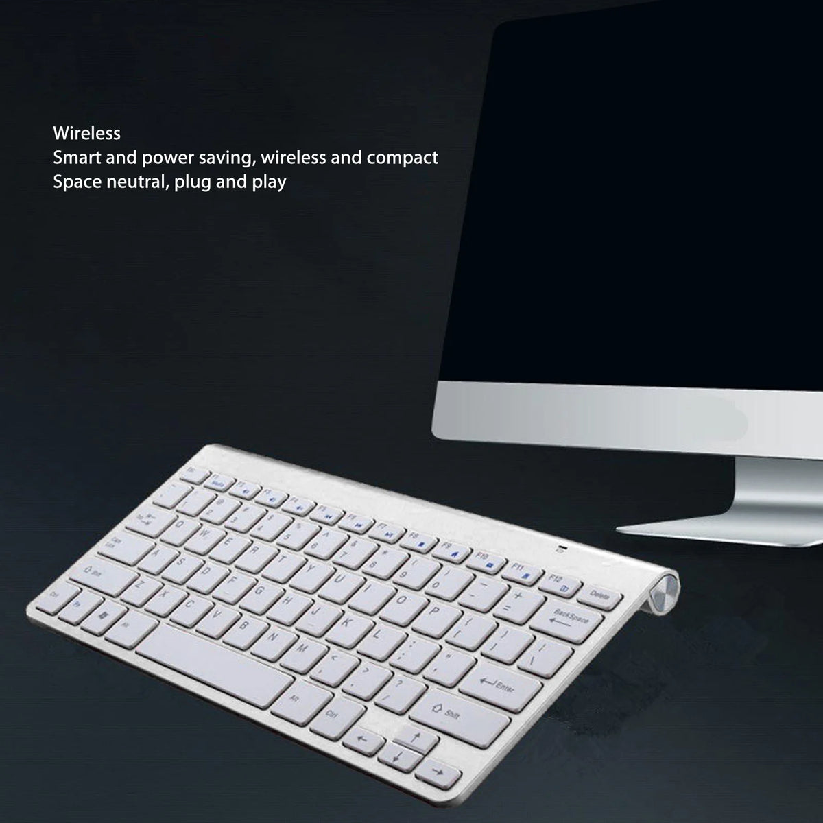 Slim Wireless Silent Keyboard and Mouse Combo Set