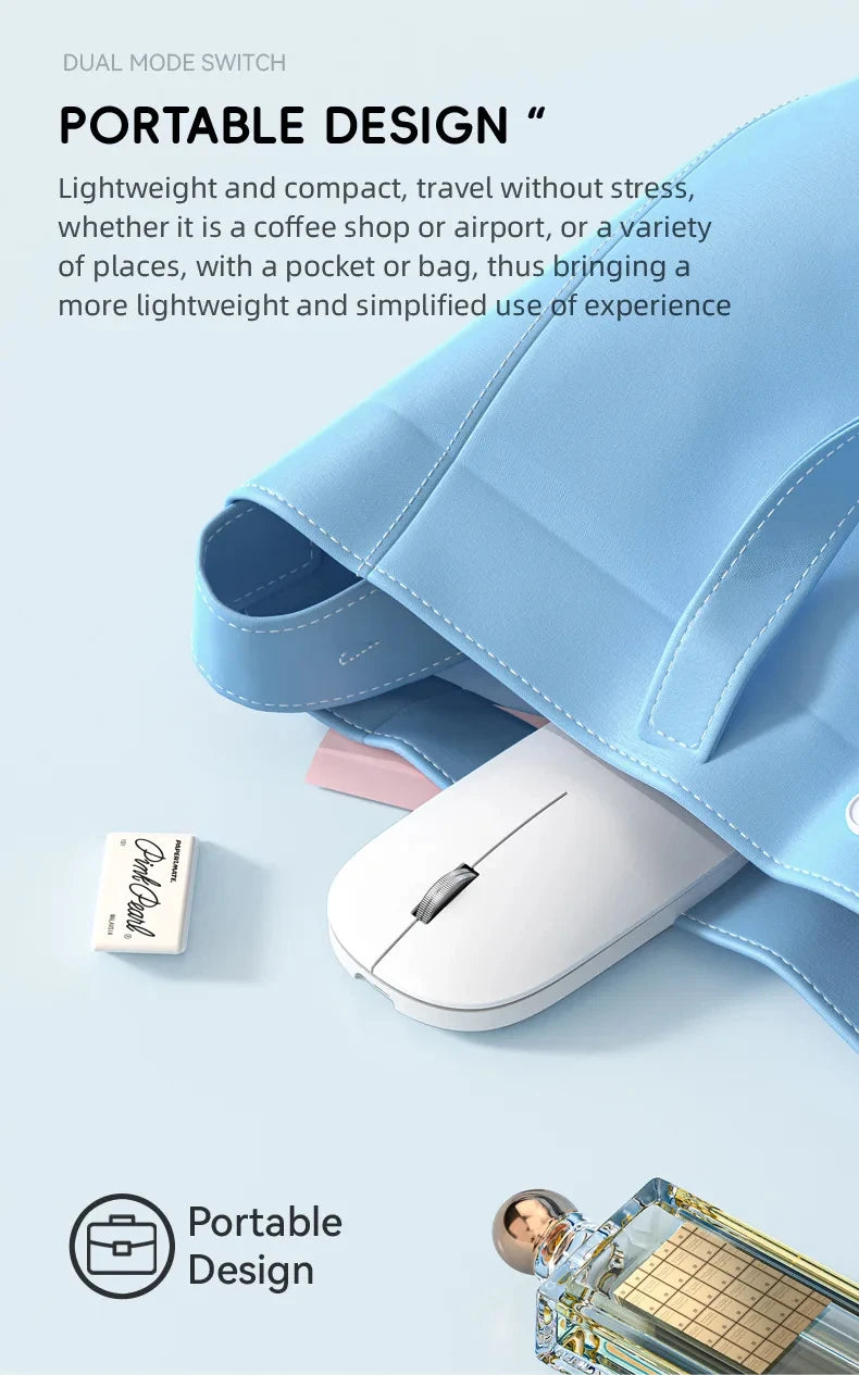 Lenovo Dual-Mode Wireless Silent Mouse - 2.4G & Bluetooth USB-C