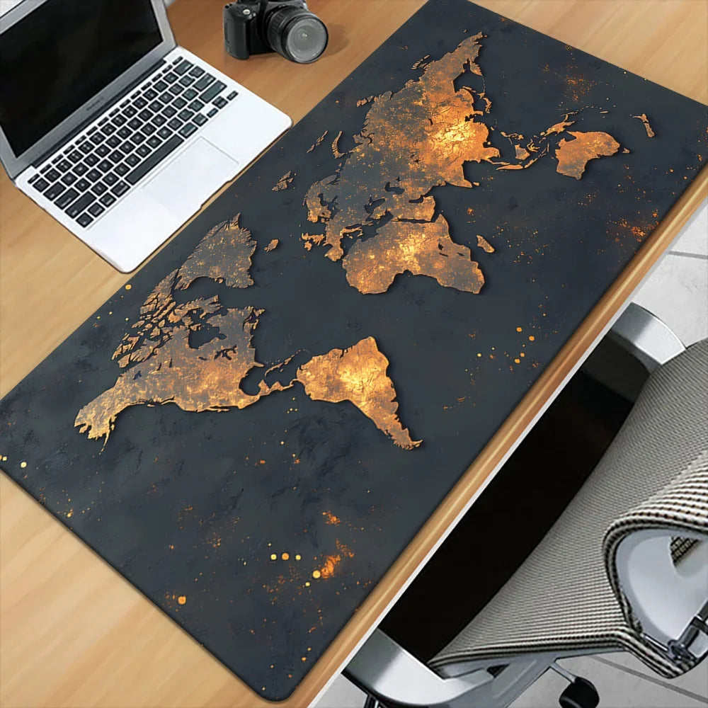 World Map XXL Extended Gaming Mouse Pad Desk Mat