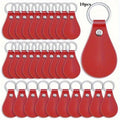 PU Leather Key Fob Blanks – 10-Pack | Laser Engraving Keychains for Gifts & Crafting