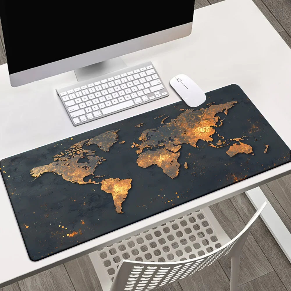 World Map XXL Extended Gaming Mouse Pad Desk Mat