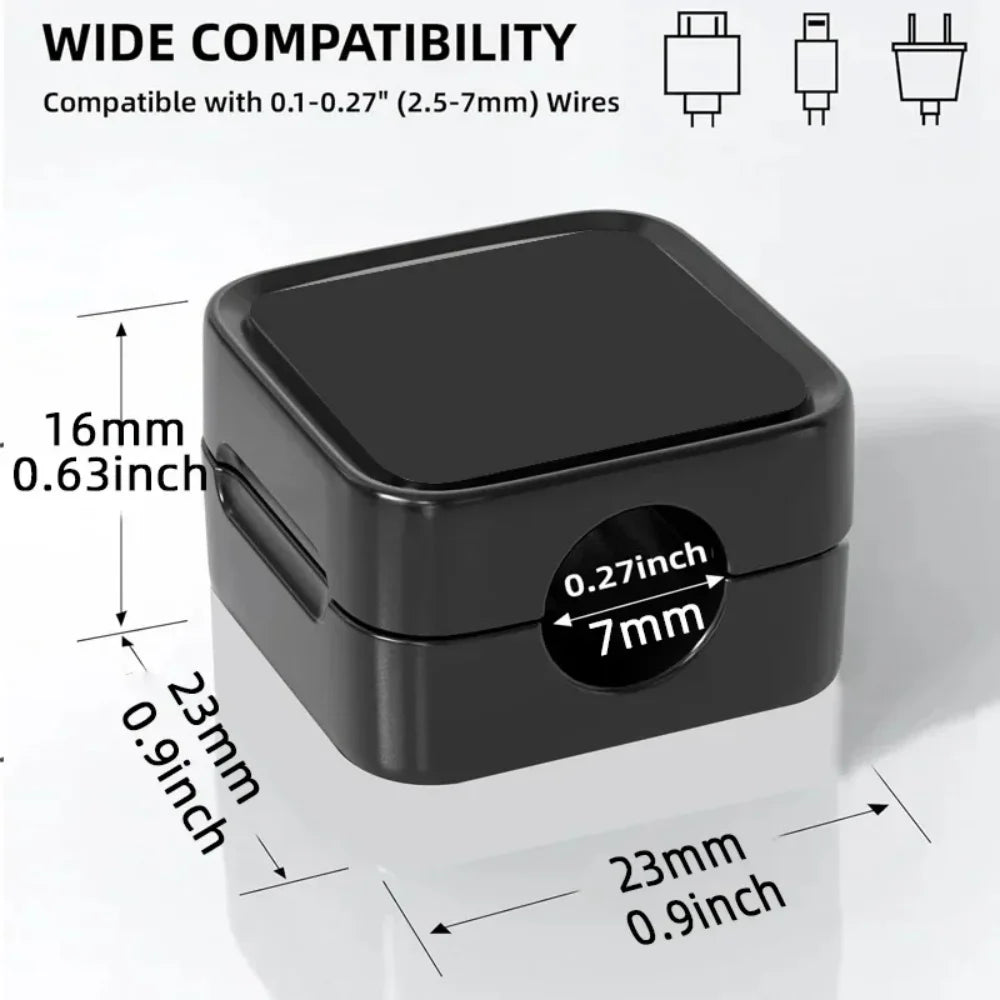 Magnetic Under-Desk Cable Clips & Cord Organizer Keepers