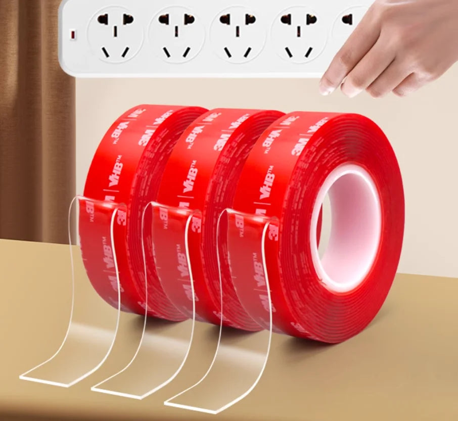 3M VHB 4910 Heavy Duty Double-Sided Clear Mounting Tape - Waterproof