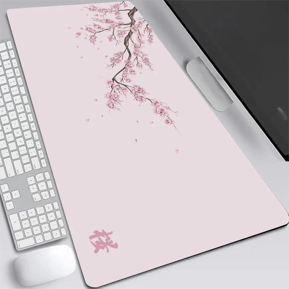 Cherry Blossom Japanese Sakura XXL Extended Gaming Desk Mat