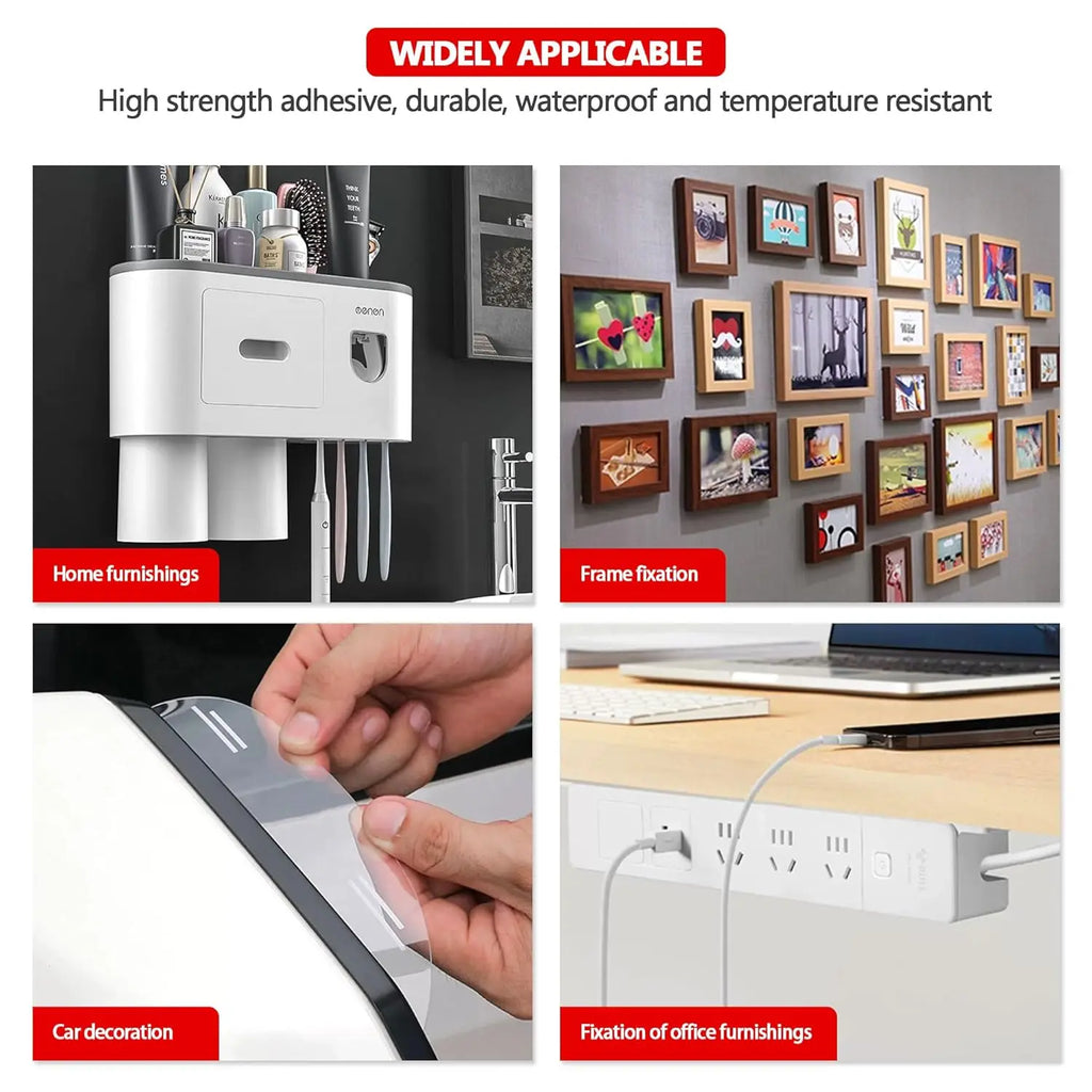 3M VHB 4910 Heavy Duty Double-Sided Clear Mounting Tape - Waterproof