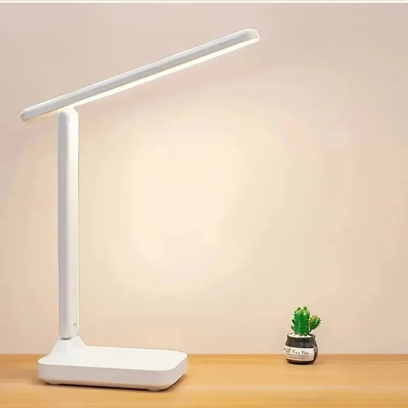 Folding USB Touch-Control LED Desk Lamp - Rechargeable Night Light
