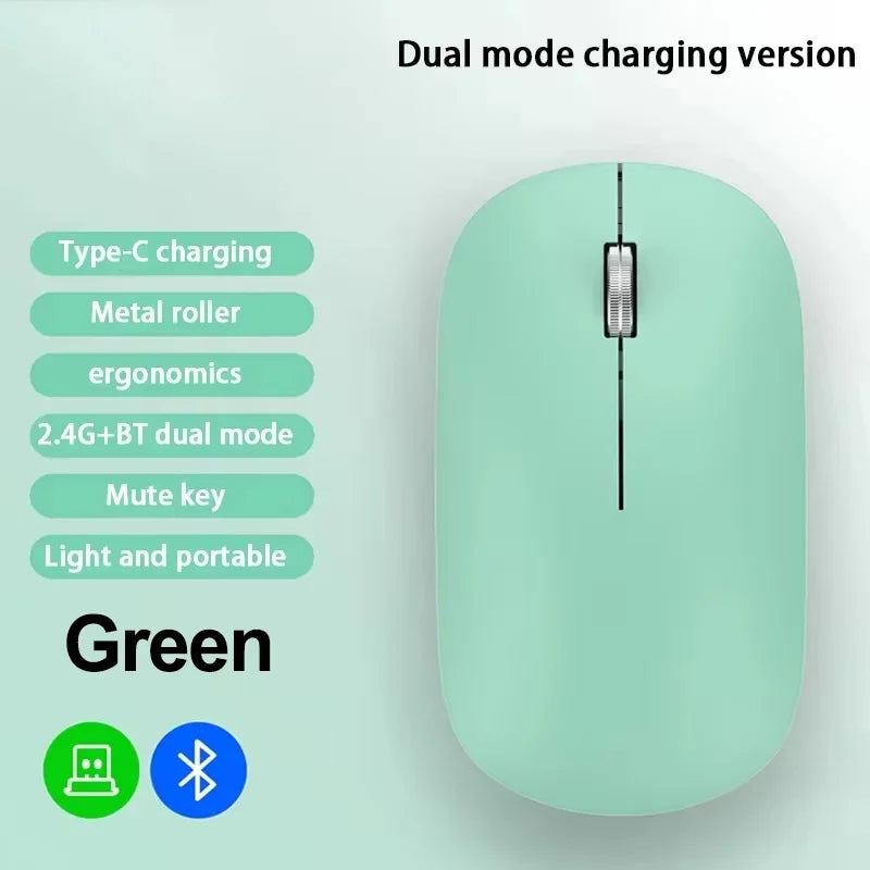 Lenovo Dual-Mode Wireless Silent Mouse - 2.4G & Bluetooth USB-C