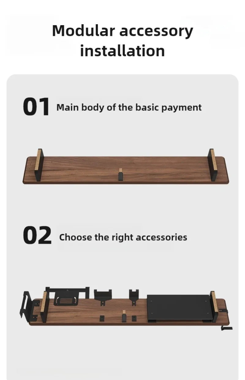 Modular Monitor Riser Extension & Expansion Accessories Shelf
