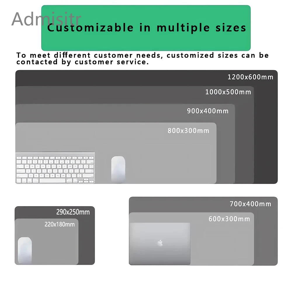 Abstract Black & White Strata Liquid XXL Extended Gaming Desk Mat