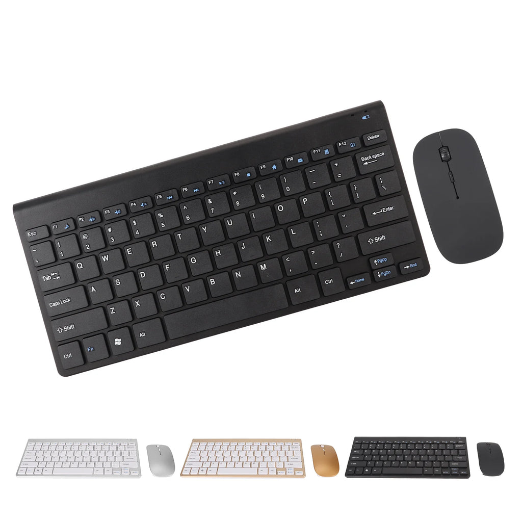 Slim Wireless Silent Keyboard and Mouse Combo Set