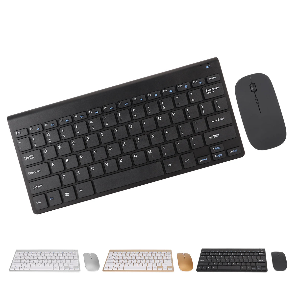 Slim Wireless Silent Keyboard and Mouse Combo Set