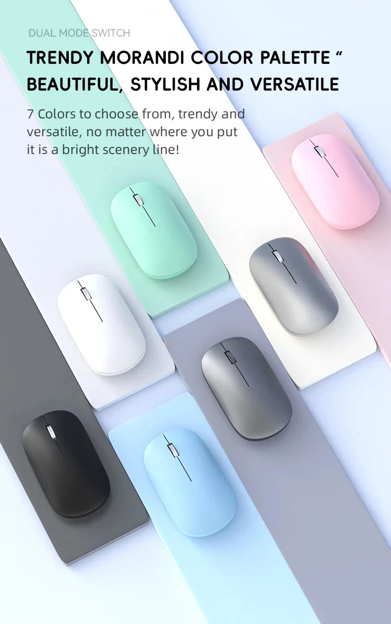 Lenovo Dual-Mode Wireless Silent Mouse - 2.4G & Bluetooth USB-C