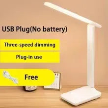 Folding USB Touch-Control LED Desk Lamp - Rechargeable Night Light
