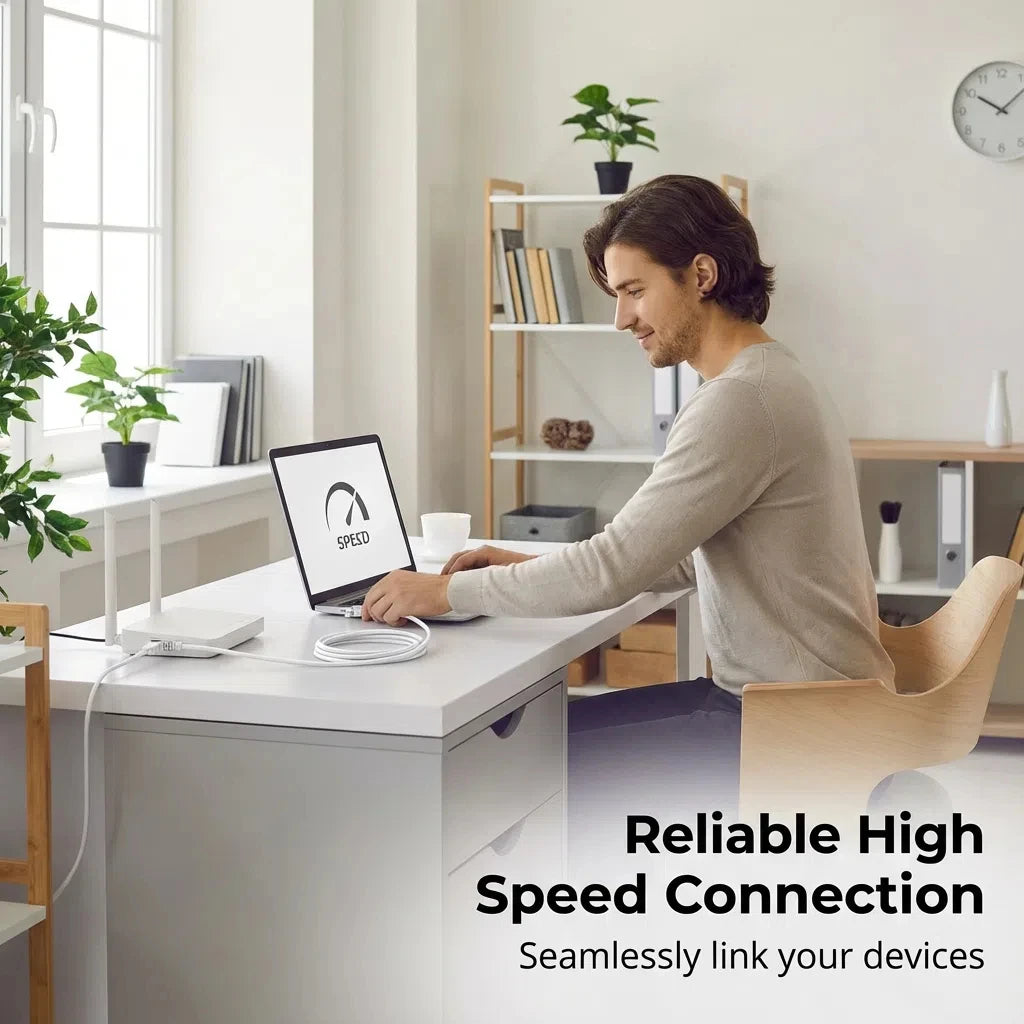 Cat6 High-Speed 1000Mbps RJ45 UTP Ethernet LAN Network Cable