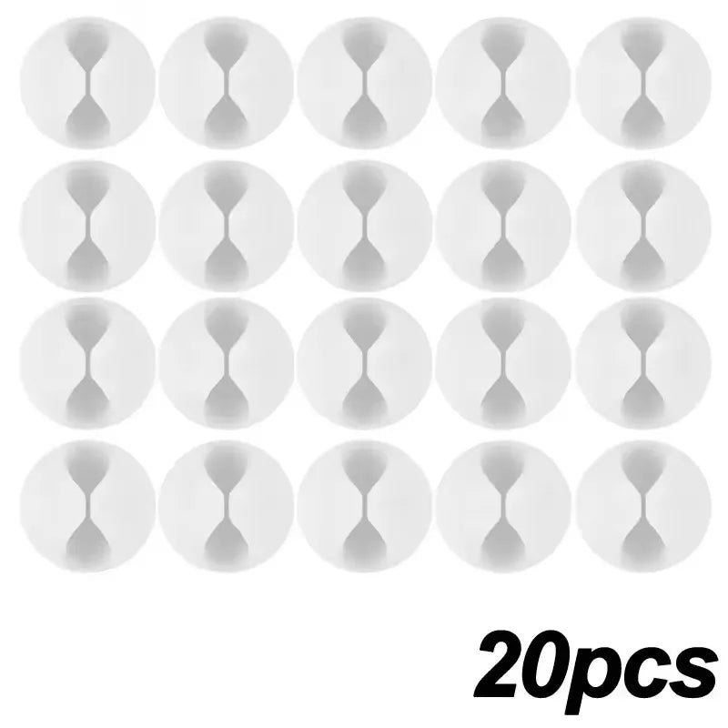 Mini Adhesive Cable Winder & Cord Organizer Clips