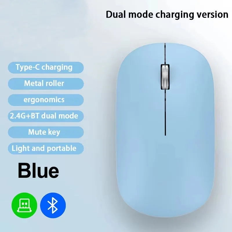 Lenovo Dual-Mode Wireless Silent Mouse - 2.4G & Bluetooth USB-C