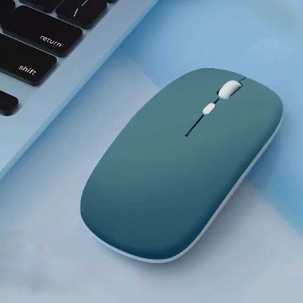 Silent Bluetooth & 2.4G Wireless Mouse - Optical Portable Mouse