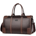 Men's Alligator-Embossed PU Leather Business Duffle Bag