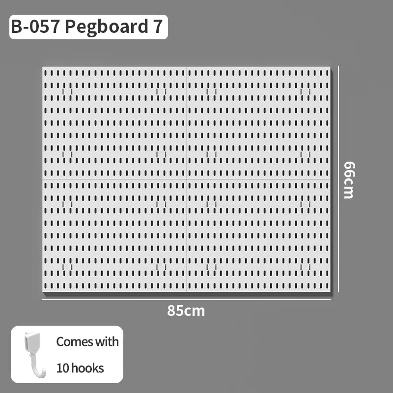 Modular Gaming Room Wall Pegboard Organizer for Controllers & Keyboards