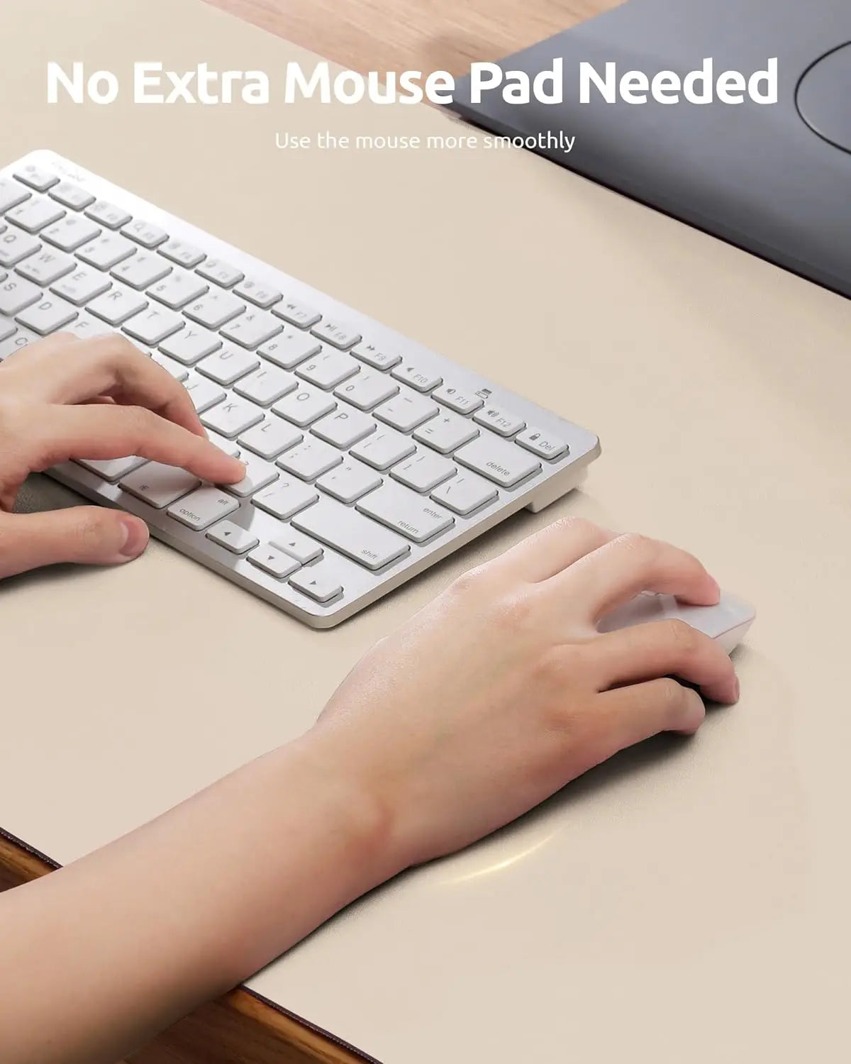Premium PU Leather Desk Mat Pad & Surface Blotter Protector