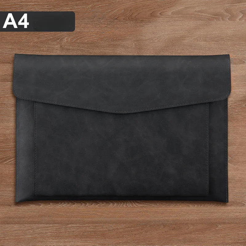 A4 Document File Folder Organizer with Laptop Sleeve Case