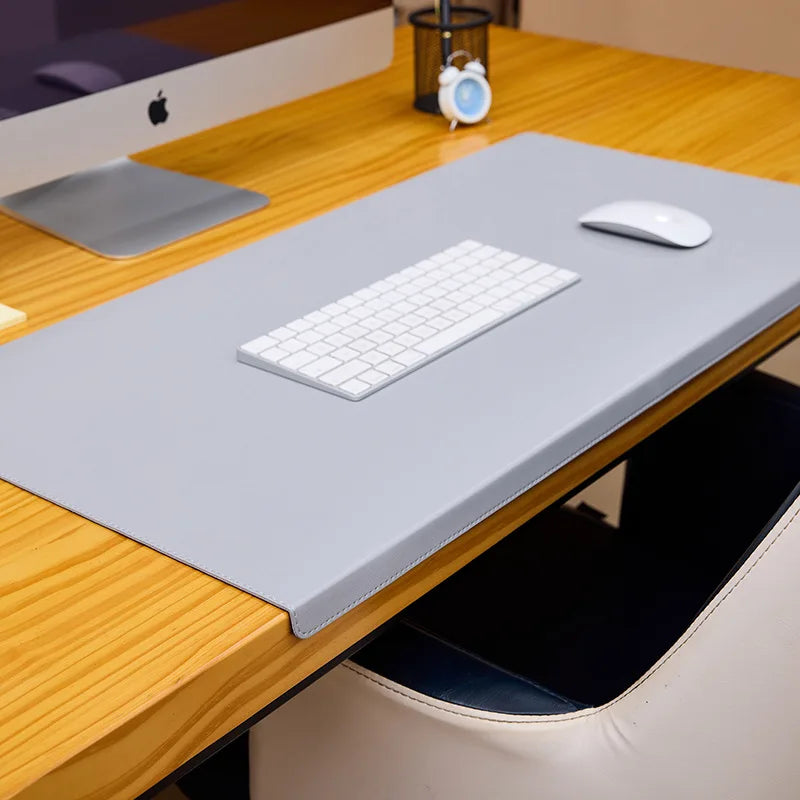Folding Wrist & Elbow Guard PU Leather Desk Mat Mouse Pad