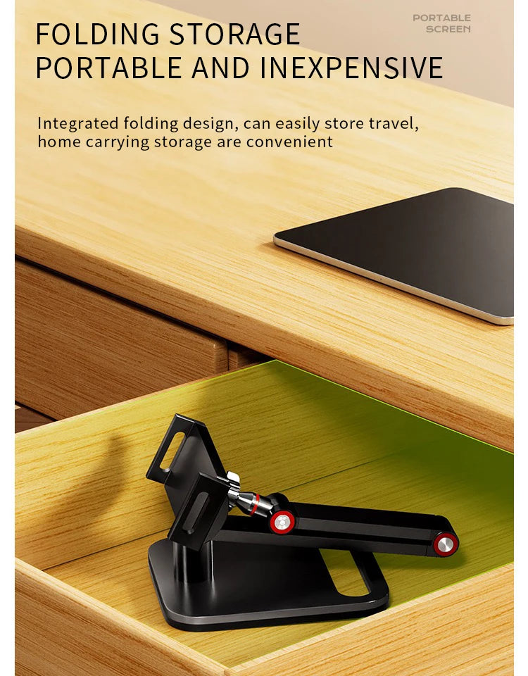 360° Swivel Portable Monitor & Tablet Desk Clamp Mount Stand