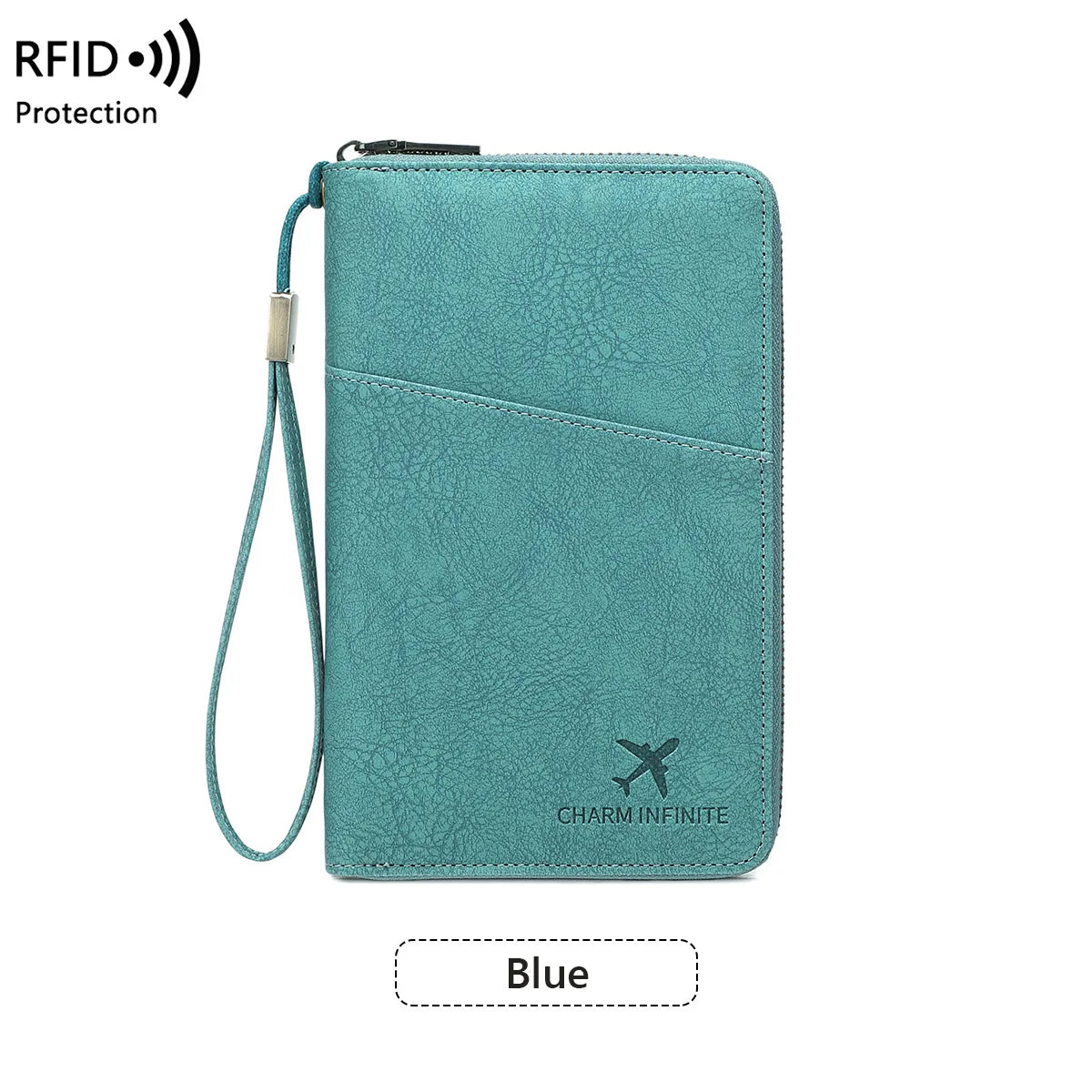 Multi-Functional RFID Blocking Passport & Travel Document Organizer Wallet