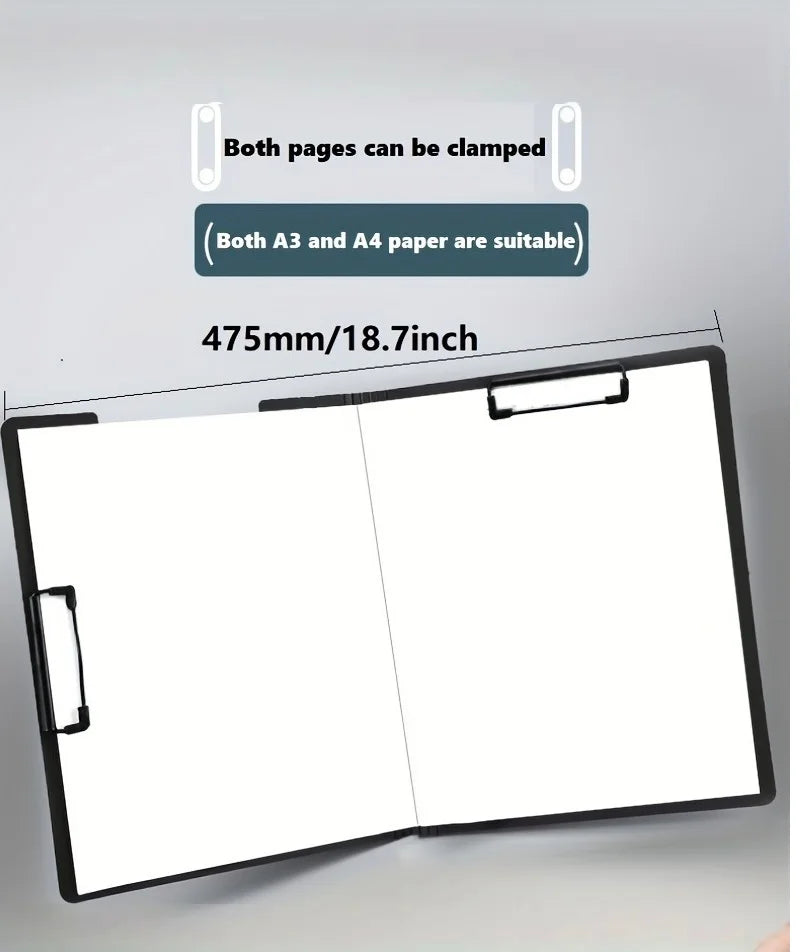A4 Clipboard File Folder Box Document Organizer