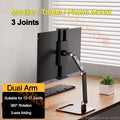 360° Swivel Portable Monitor & Tablet Desk Clamp Mount Stand