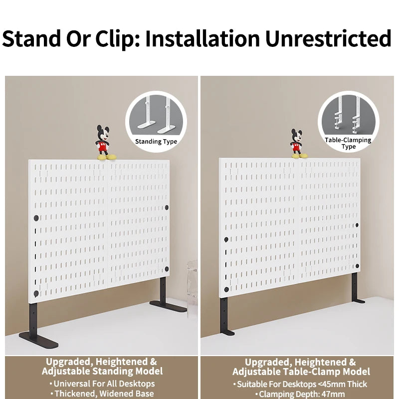 Ultimate Modular Plastic Pegboard System with Hooks Bins Shelves
