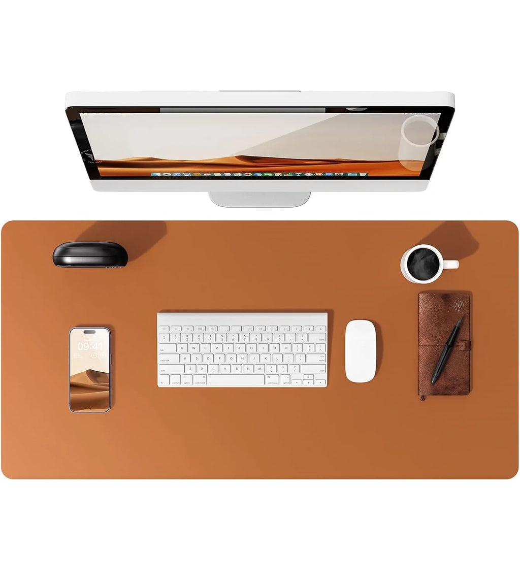Premium PU Leather Desk Mat Pad & Surface Blotter Protector