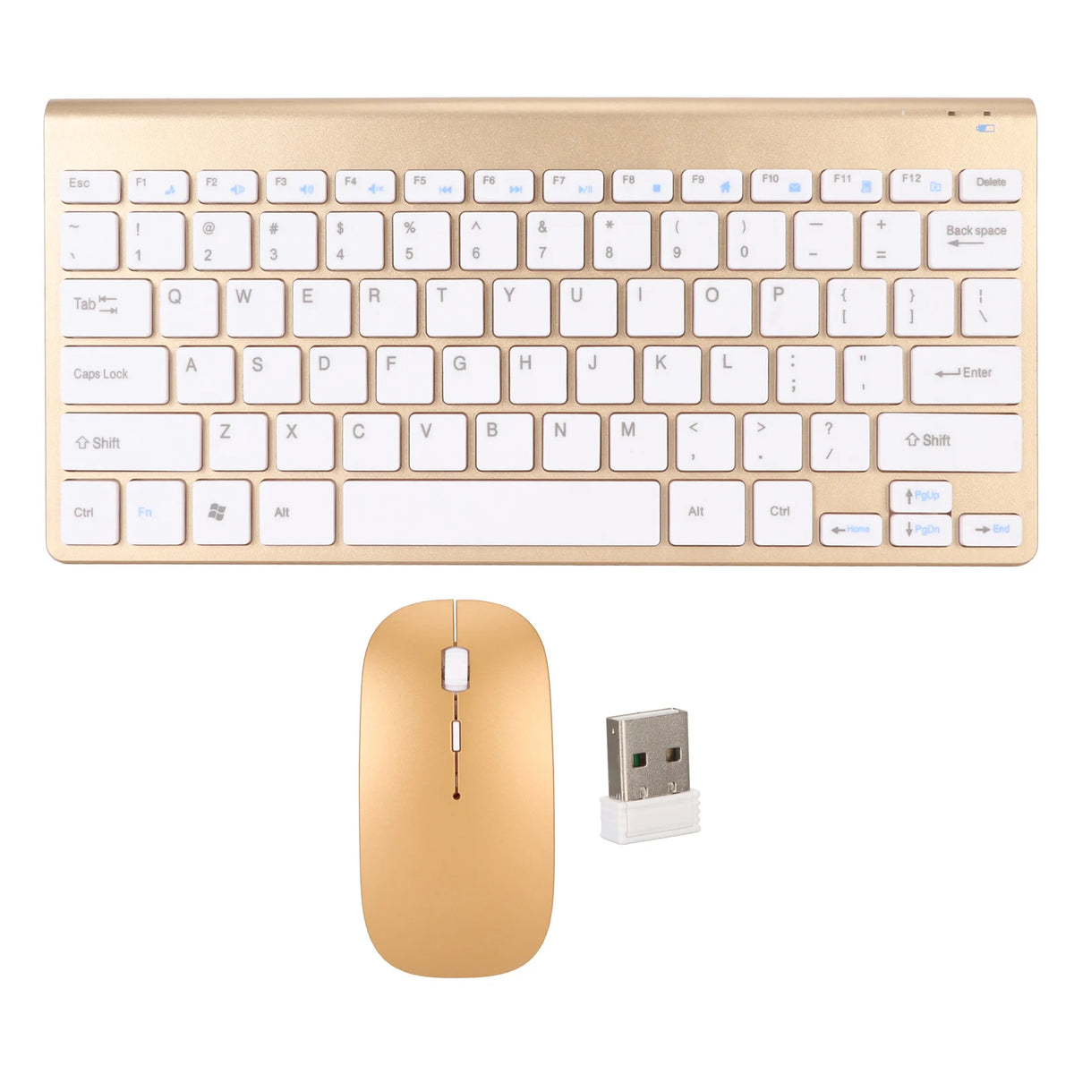 Slim Wireless Silent Keyboard and Mouse Combo Set
