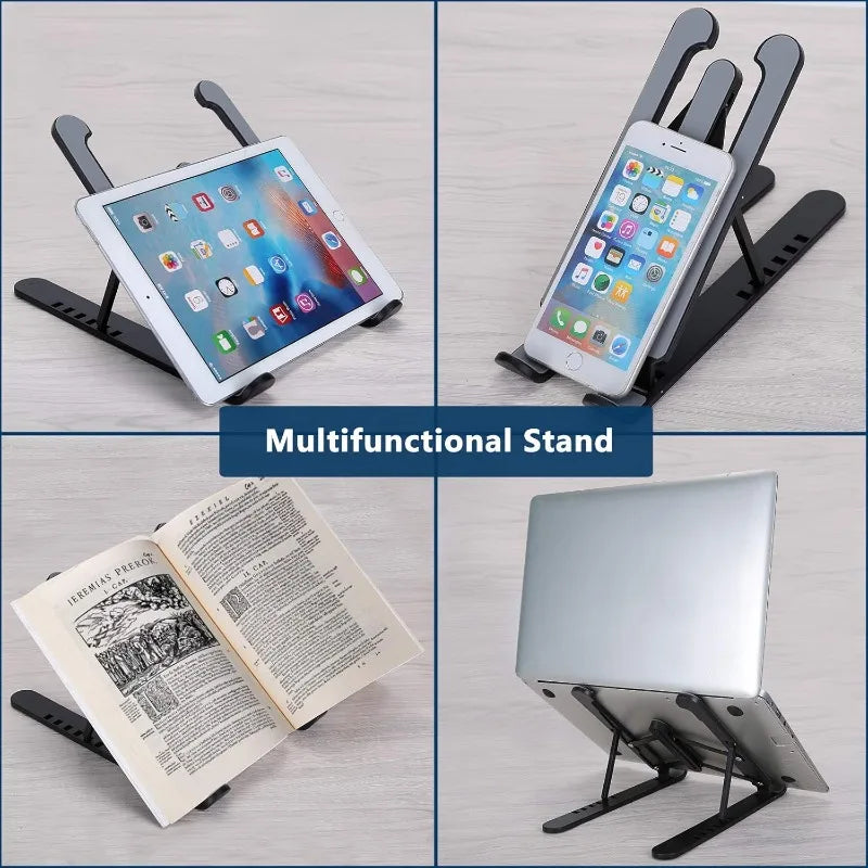 Foldable Portable Laptop Stand - 6 Adjustable Height Levels