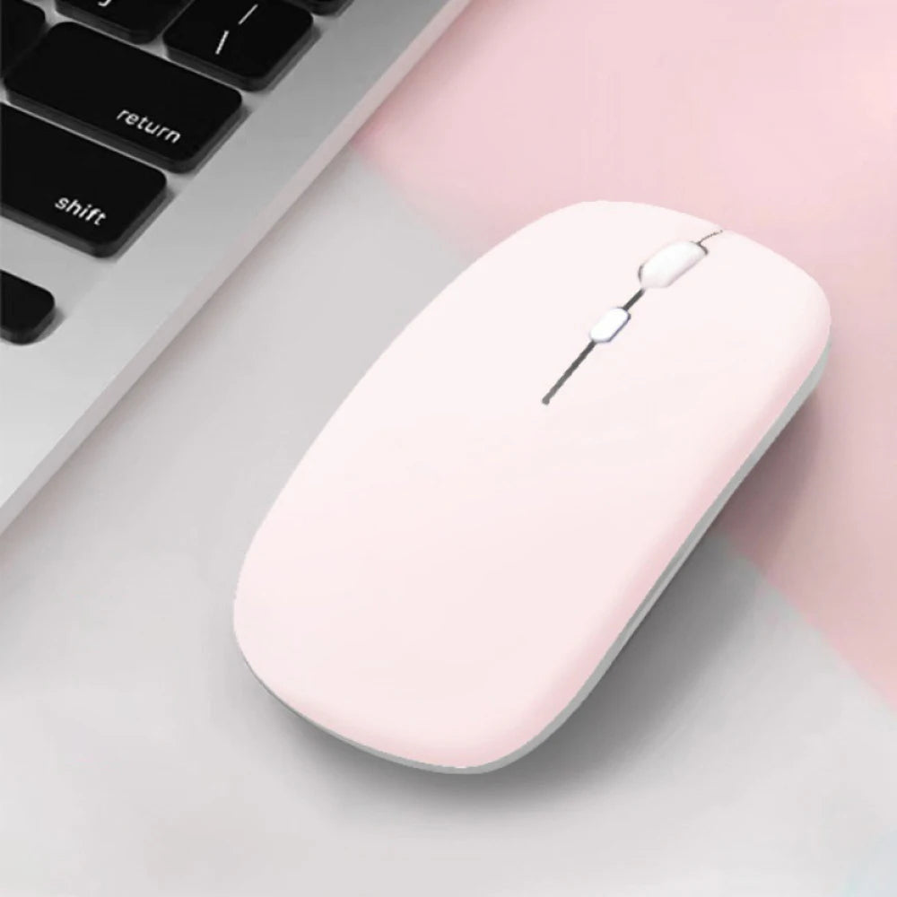 Silent Bluetooth & 2.4G Wireless Mouse - Optical Portable Mouse