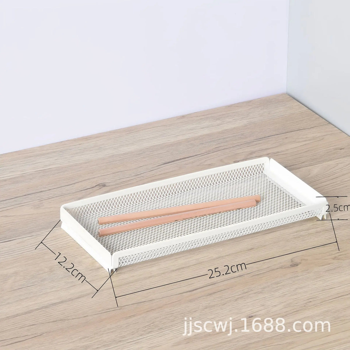 Wrought Iron Multi-Layer Stacked File Tray Desktop Storage Rack