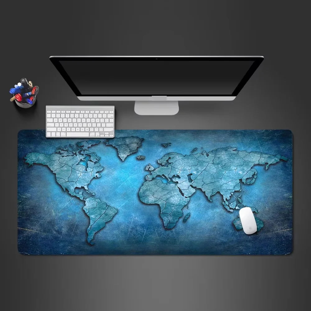 World Map XXL Extended Gaming Mouse Pad Desk Mat